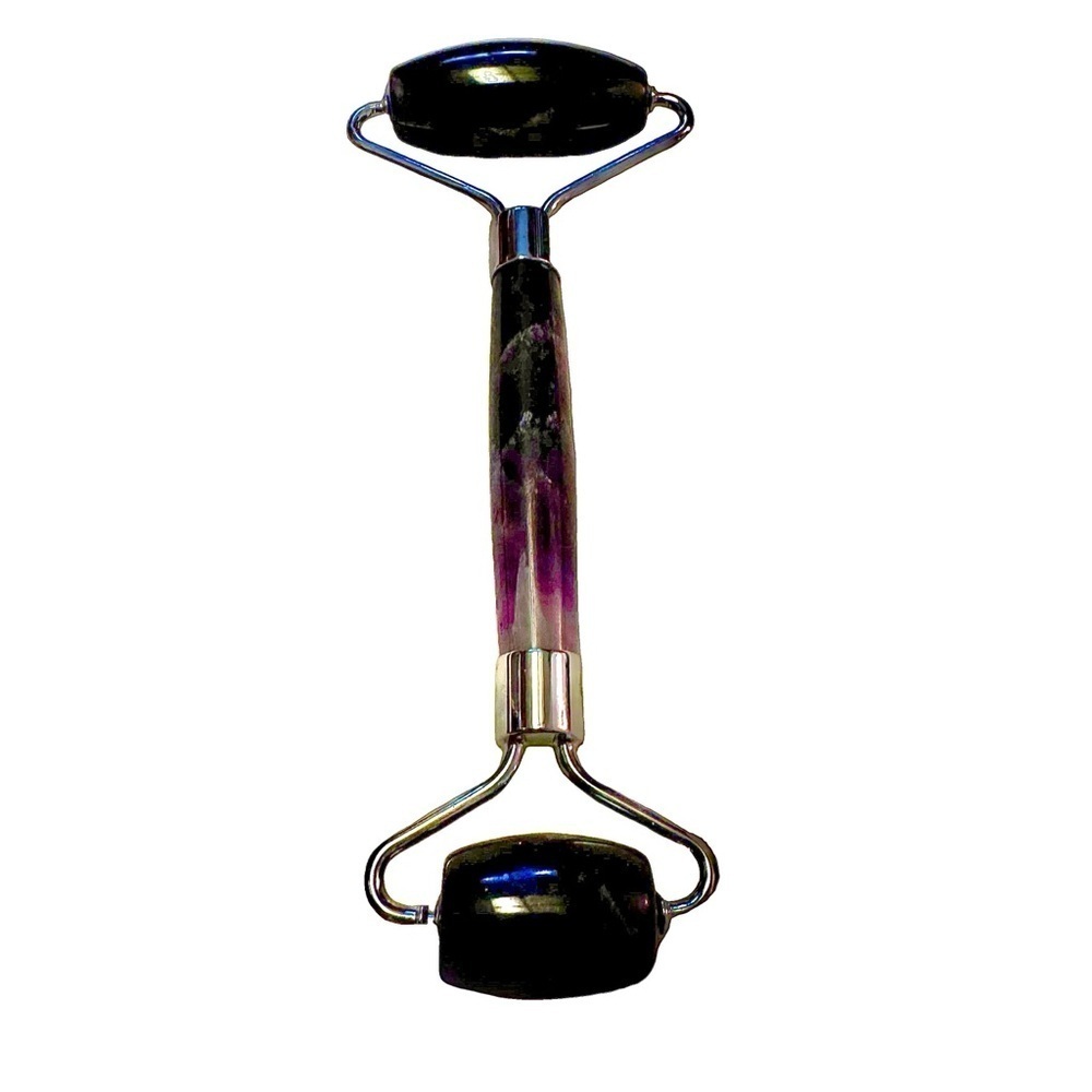 Daily Amethyst Facial Roller increase circulation and reduce-puffiness NIB